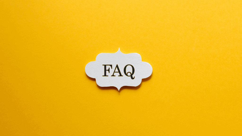 吹き出しに書かれたfaq