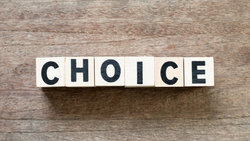 choiceのブロック